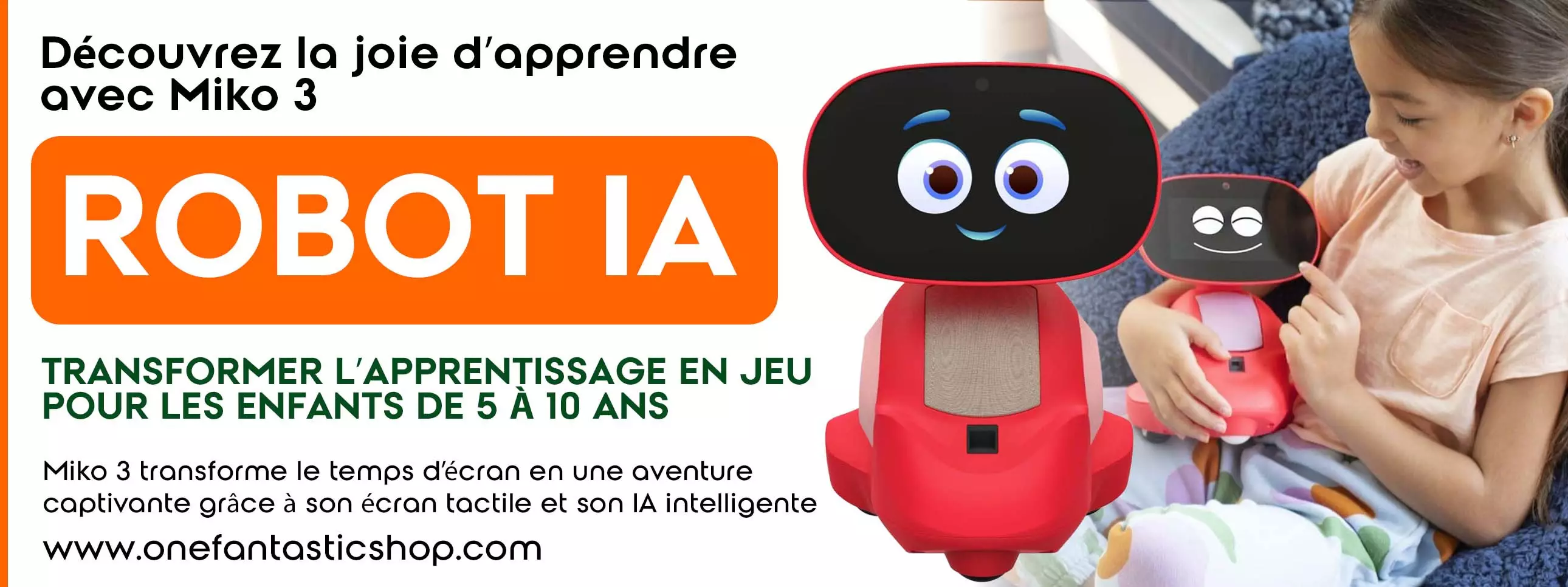 Miko 3 : le robot IA ludique qui transforme